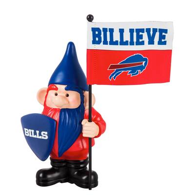 Buffalo Bills, Flag Holder Gnome - 10"