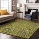 preview thumbnail 1 of 132, Premium Washable Super Soft Modern Maze Mayfield Rug Yellow - 10' x 14'