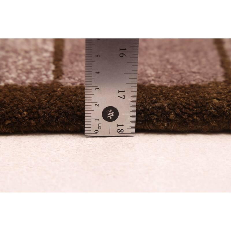 ECARPETGALLERY Hand-knotted Opulence Sage Wool Rug - 4'0 x 5'9