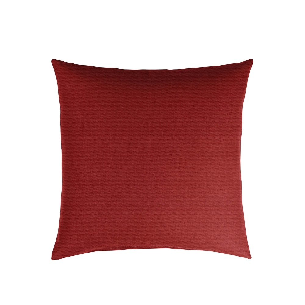 Sorra Home Sunbrella Outdoor Knife Edge Pillow Single - 16 in H x 16 in W x 6 in D