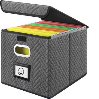 Storage File Boxes - Grey - Bed Bath & Beyond - 39310924