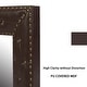 preview thumbnail 17 of 35, Rectangle Rivet Decorative Wall Hanging Mirror