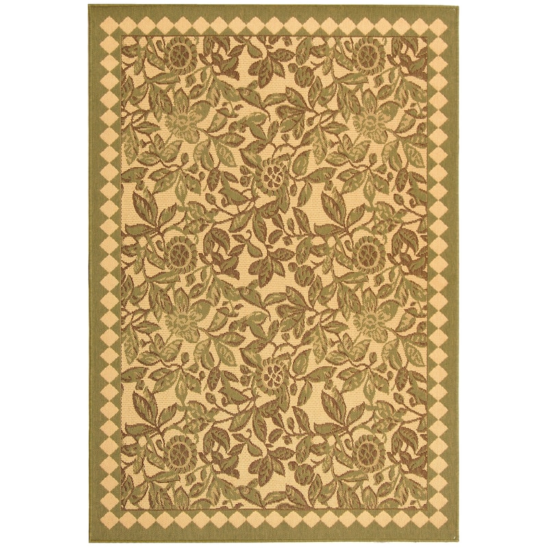 SAFAVIEH Courtyard Marceline Indoor/ Outdoor Waterproof Patio Backyard Rug
