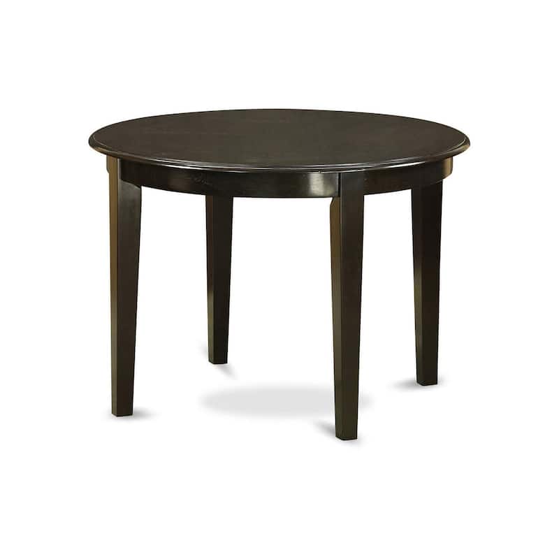 Rustic Round Dining Table Set - Small Kitchen Table with Chairs - Farmhouse Style Table