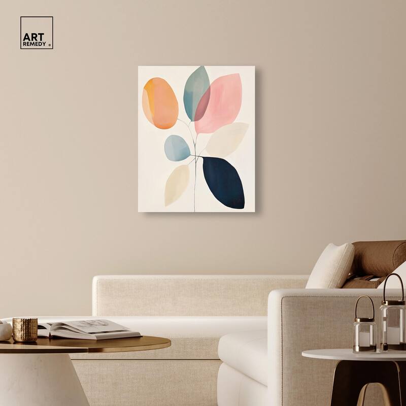 Soft Edge Foliage Canvas by Art Remedy, Gallery Wrapped