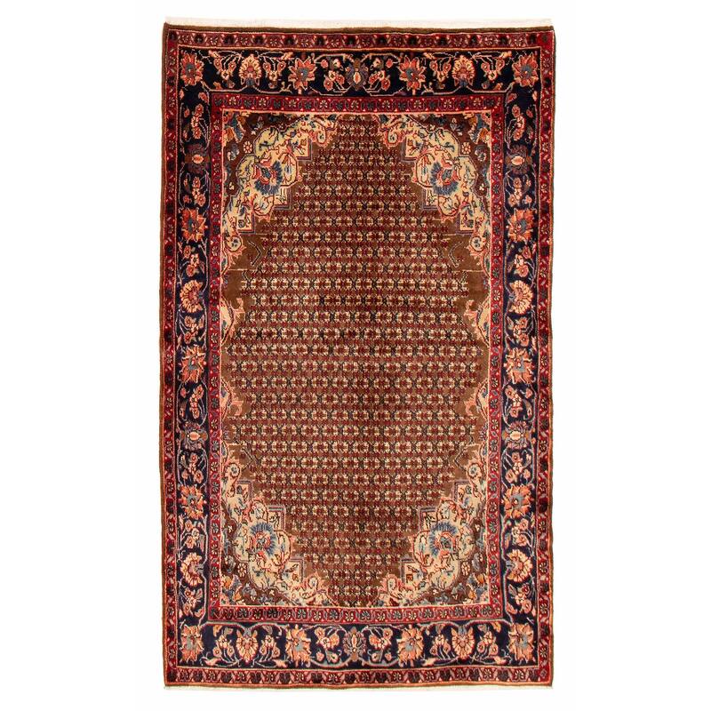 Kayseri Vintage Brown Rug 4'2" x 7'0" - 4'2 x 7'0 - Brown - 4'2 x 7'0