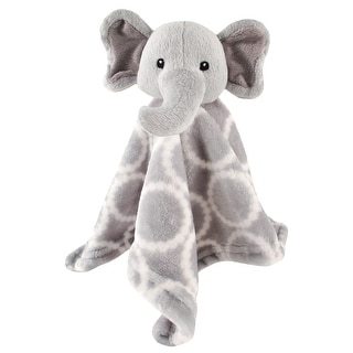 Hudson Baby Infant Animal Face Security Blanket, Elephant, One Size - Elephant - One Size