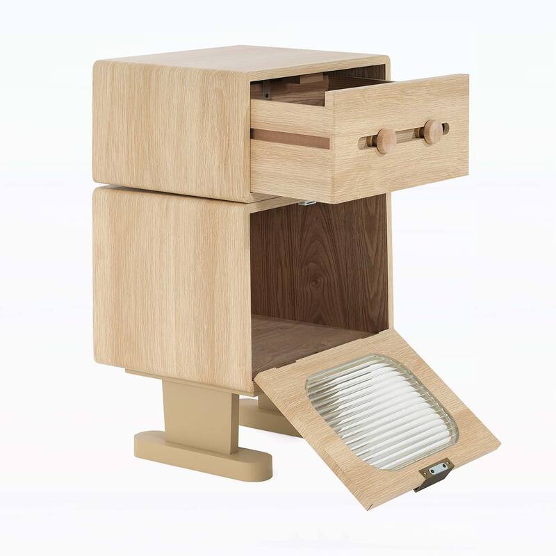 Multi-functional Storage Side Table for Various Living and Working Environments