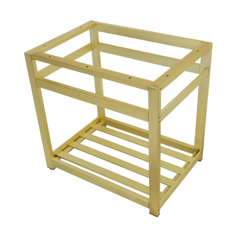 Kingston Brass Kingston Commercial Steel Console Sink Base - Brushed Brass