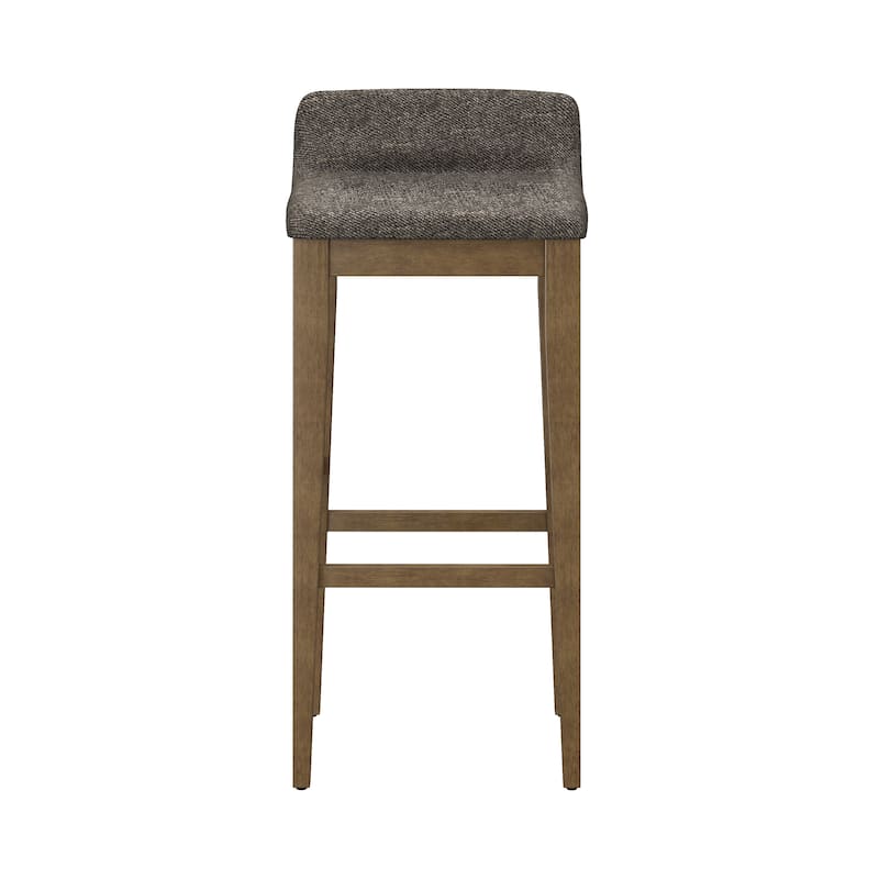 Hillsdale Renmark Counter Height Stool, Brushed Gray - 31.25H x 16.5W x 18.25D; Seat Height: 26.25"