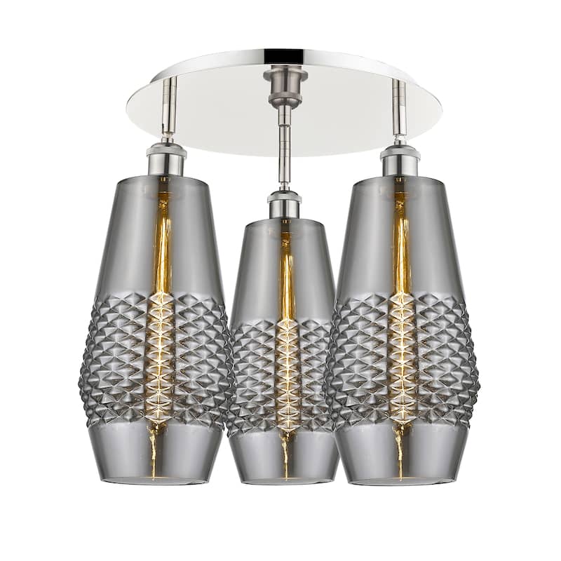 Innovations Lighting Windham - 3 Light 19" Flush Mount