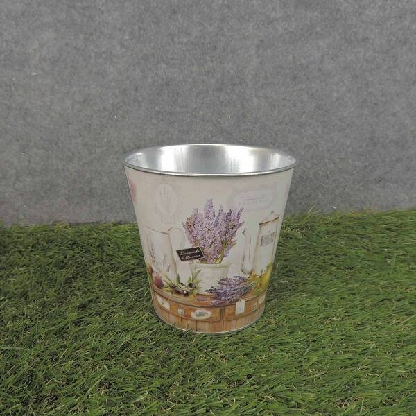 1 Pc Small 5 Inch Metal Planter Tin Great For Artificial Fresh Uses Bloom Overstock 18777166
