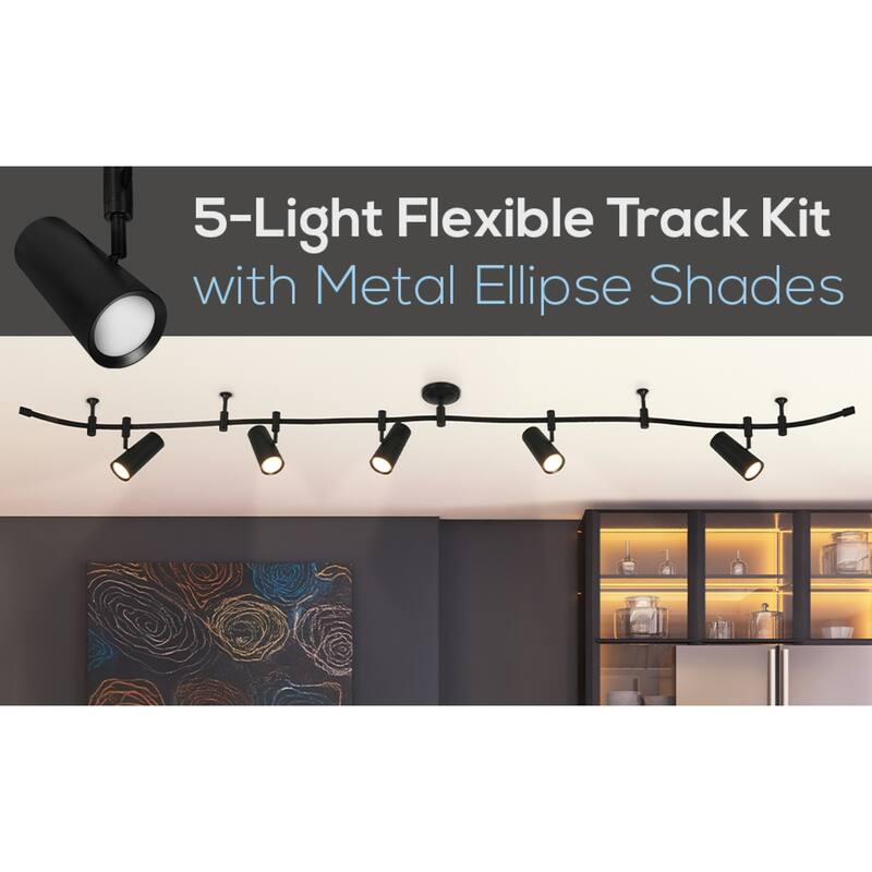 Catalina Ellipse 5-Light LED Flex Track