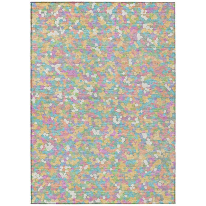 Machine Washable Indoor/ Outdoor Contemporary Halia Chantille Rug