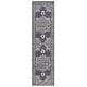 preview thumbnail 4 of 9, SAFAVIEH Pyramid Akhila Traditional Oriental Rug 2'2" x 8' Runner - Charcoal/Ivory - Runner