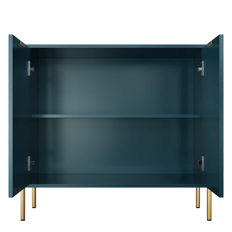 Clihome 2-Door Storage Media Accent Buffet Sideboard