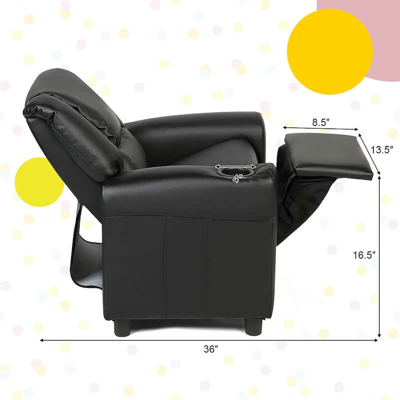 Costway Kids Recliner Armchair Children's Furniture Sofa Seat Couch