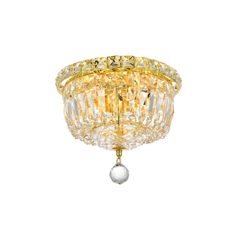 Living District Wiley Collection Gold Flush Mount