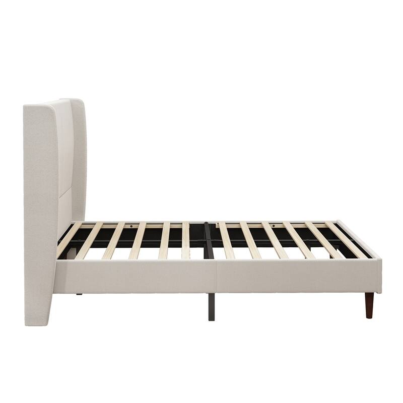 Upholstered Headboard Platform Bed Comfort Bed Frame