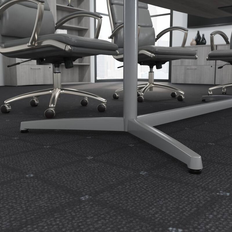 96W x 42D Conference Table with Metal Base by Bush Business Furniture