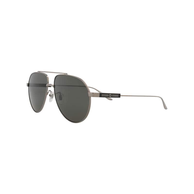 Gucci Aviator-Frame Metal Sunglasses