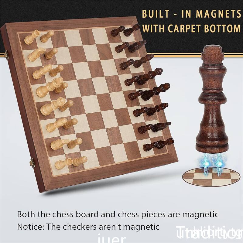 Folding Portable Travel Unique Chess set - 2*15*15inch