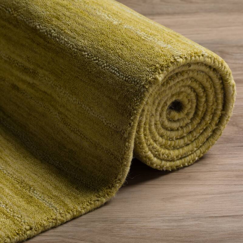 Addison Cooper Multi Shade Solid Wool Area Rug