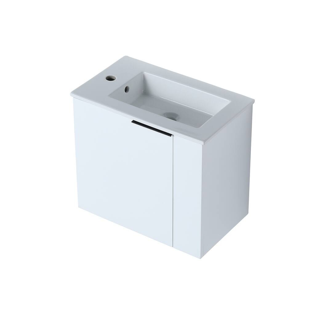 Topcraft 22-inch Wall Mount Bathroom Vanity with Sink - 22"