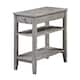 Copper Grove Aubrieta1 Drawer Chairside End Table with Shelves