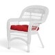 preview thumbnail 30 of 39, Portside Coastal White Outdoor Wicker Seating Set (4-Piece)