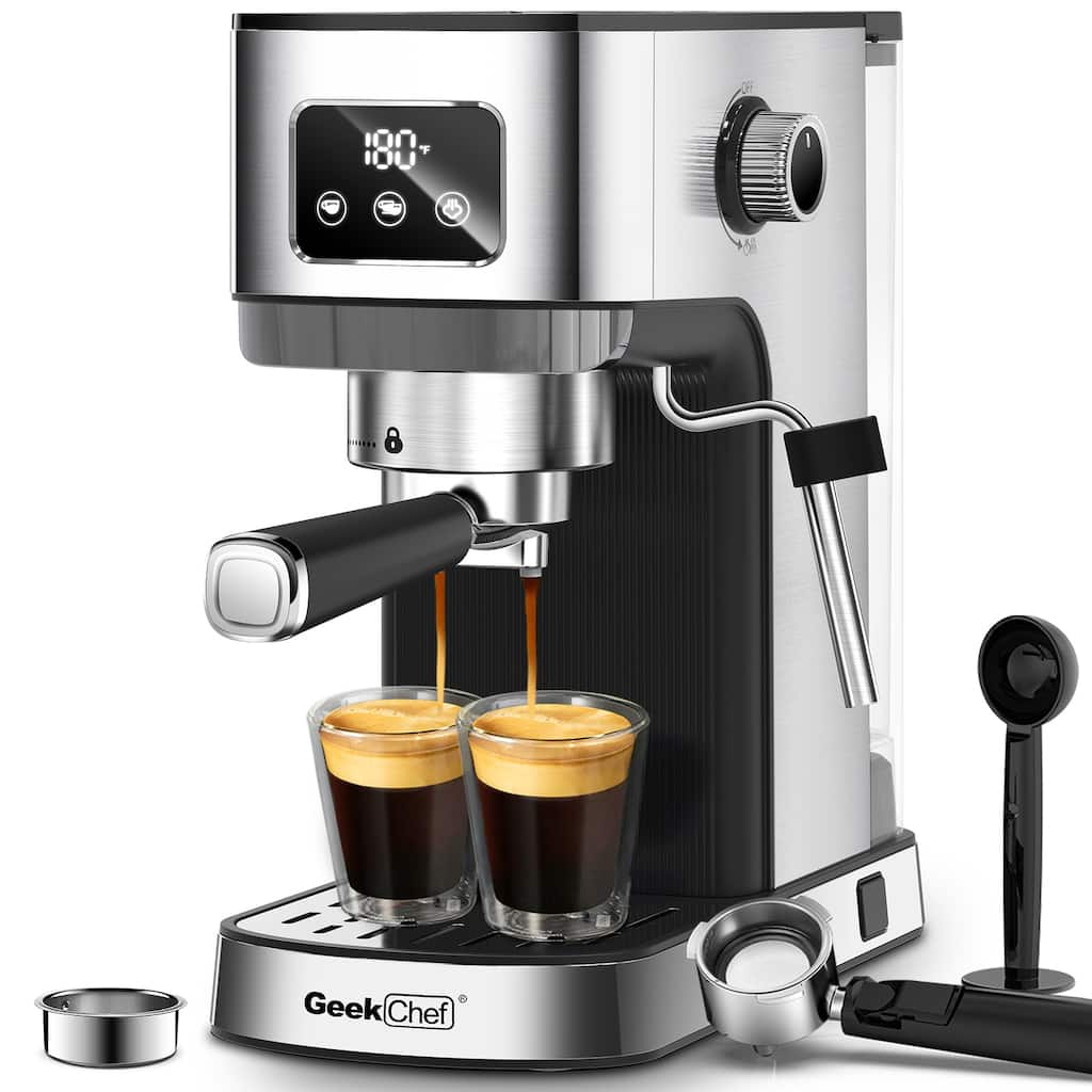 Anmytek Stainless Steel Espresso Machine
