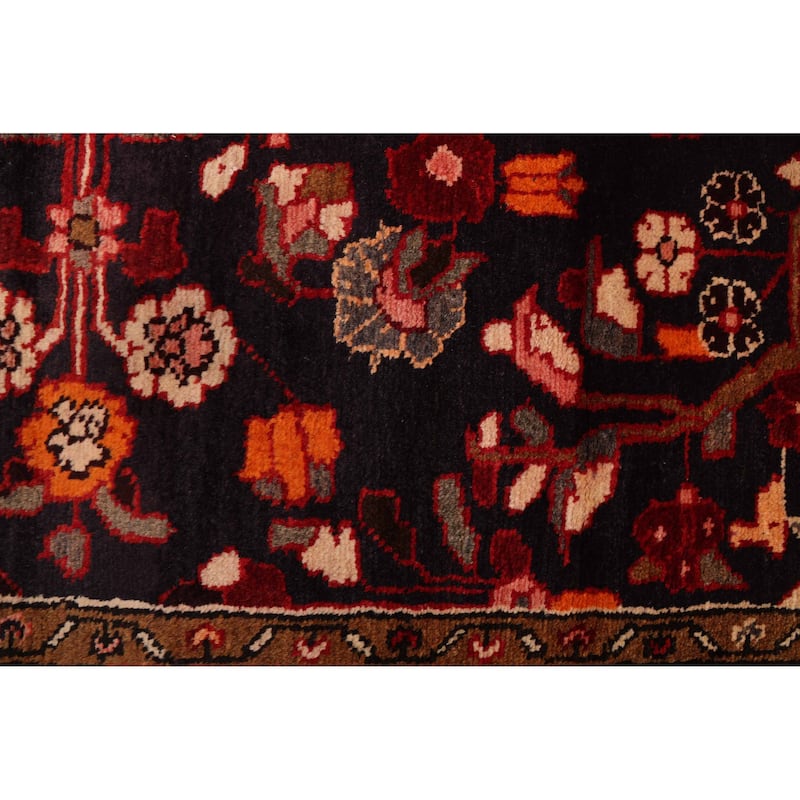 ECARPETGALLERY Hand-knotted Andelz Navy Wool Rug - 3'3 x 7'5