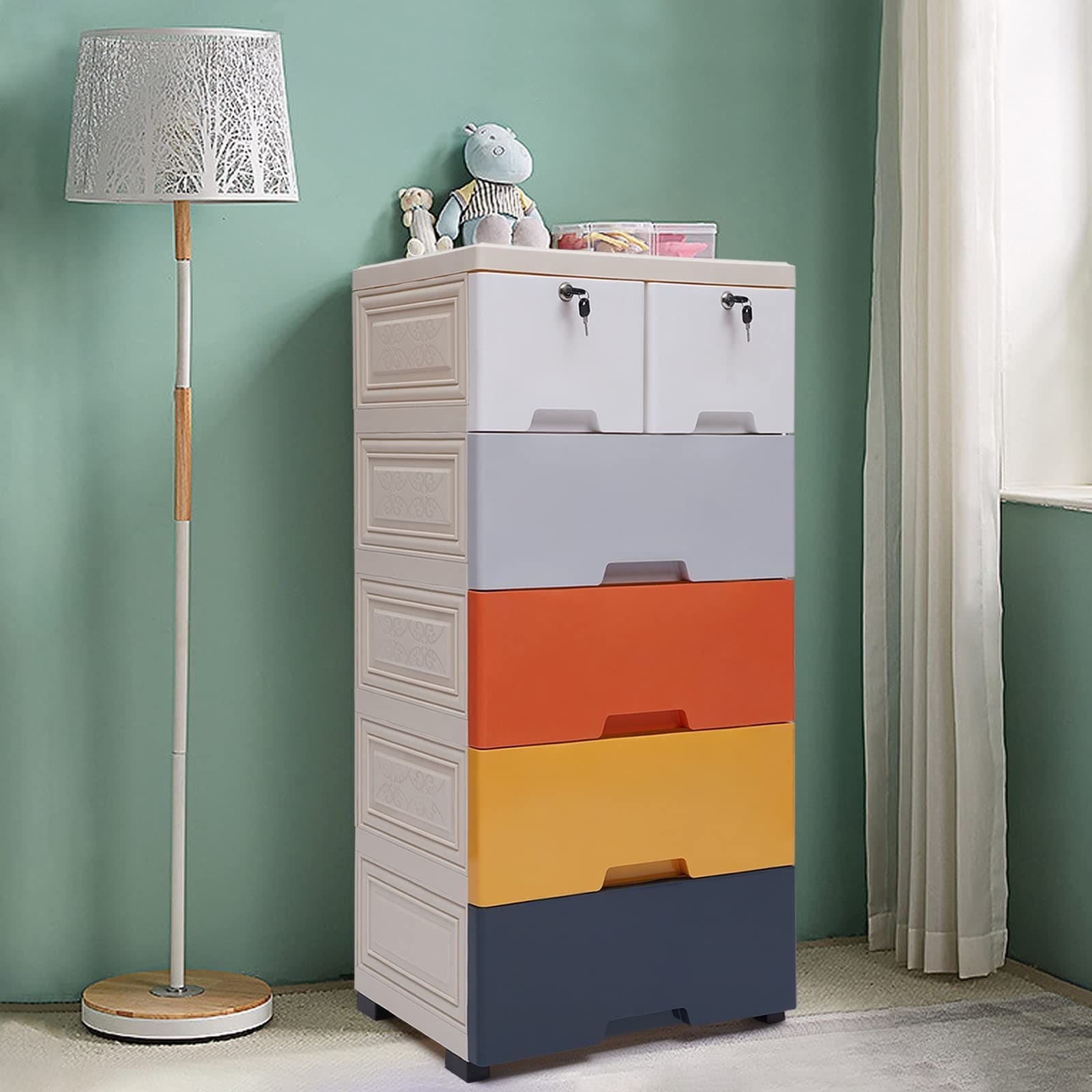 Plastic baby cheap dresser