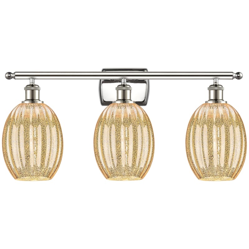 Innovations Lighting 516-3W-12-27 Preston Vanity Preston 3 Light 27" - Polished Nickel / Mercury