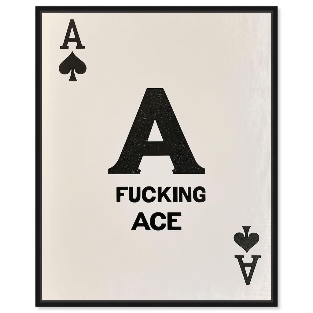 Ace Canvas by Art Remedy