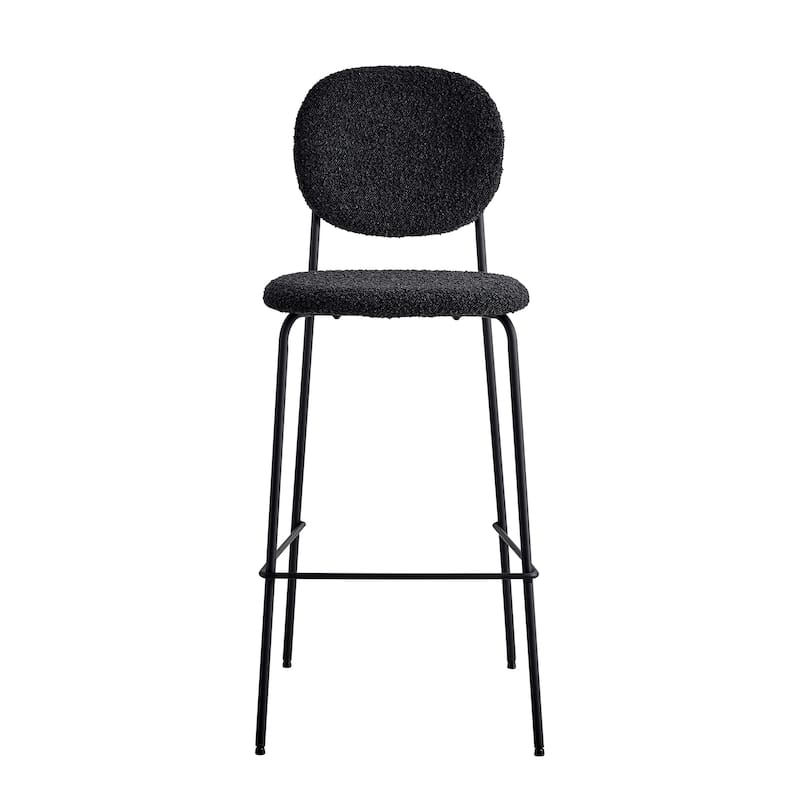 Carley Boucle Bar Height Stools (Set of 2)