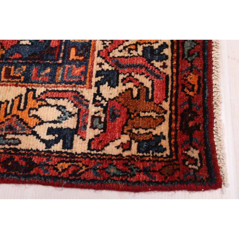 ECARPETGALLERY Hand-knotted Konya Anatolian Dark Red Wool Rug - 4'0 x 7'8