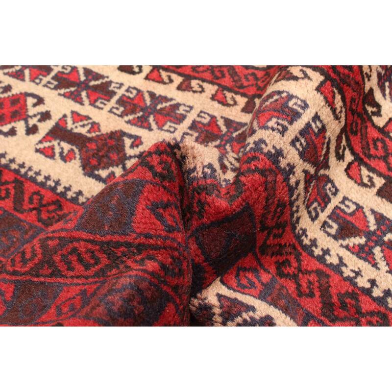 ECARPETGALLERY Hand-knotted Teimani Beige Wool Rug - 2'9 x 4'11