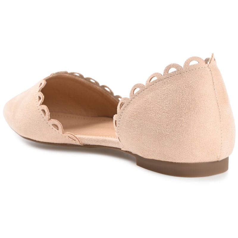 Journee Collection Women's Jezlin Slip On Almond Toe Ballet Flats