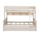 preview thumbnail 9 of 18, Wood Twin over Full Bunk Bed with Storage Shelves and Twin Size Trundle