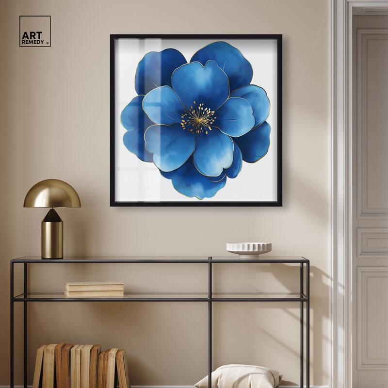 Blue Brilliance I Shadowbox by Art Remedy