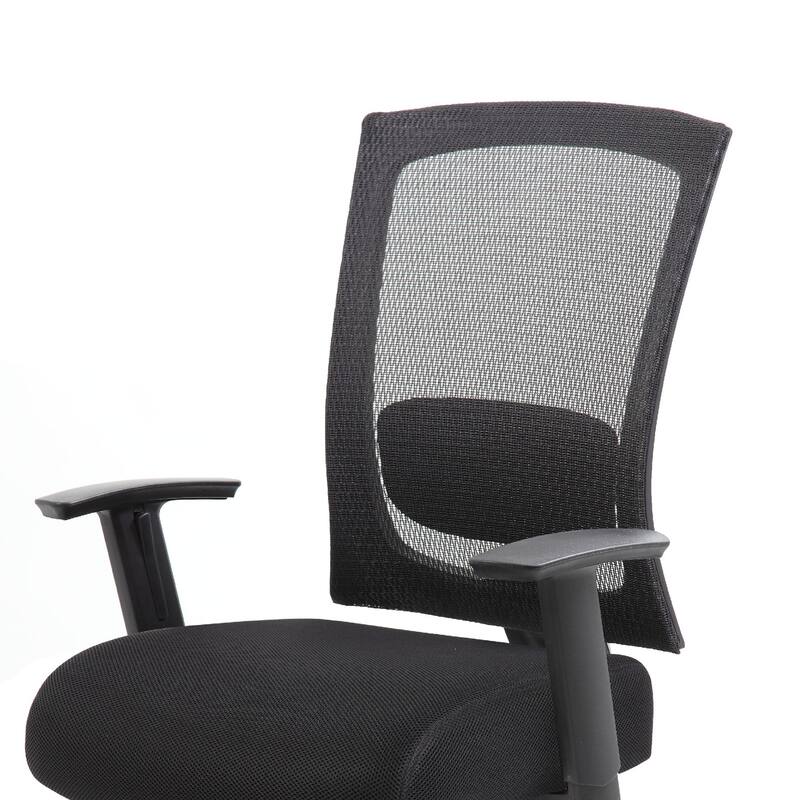 Oyo Rolling Task Chair, Black Mesh Back, 3 Paddle Adjustments