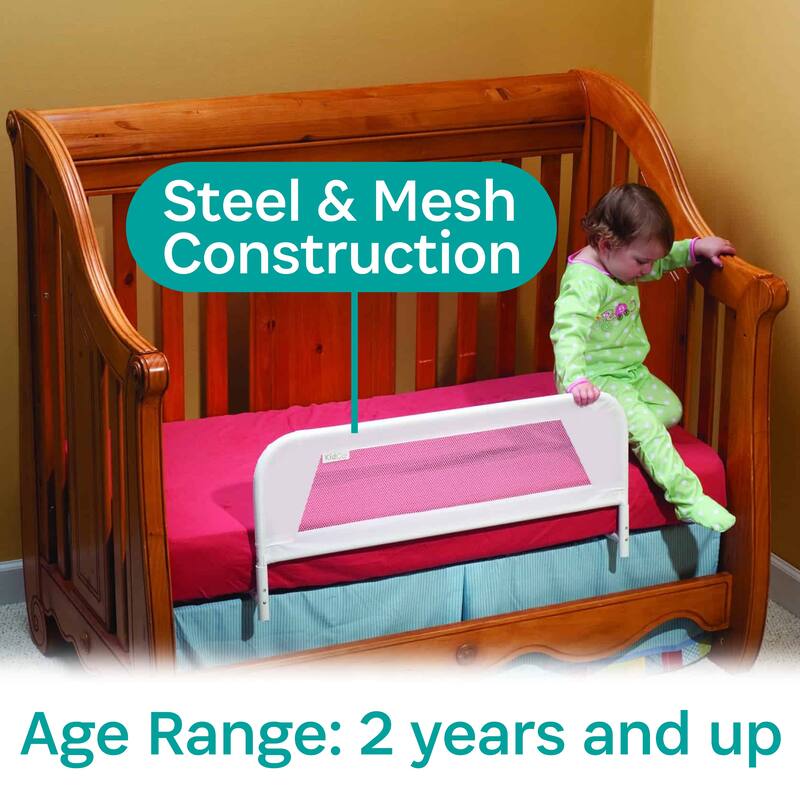 KidCo Convertible Crib Rail - Telescopic - White