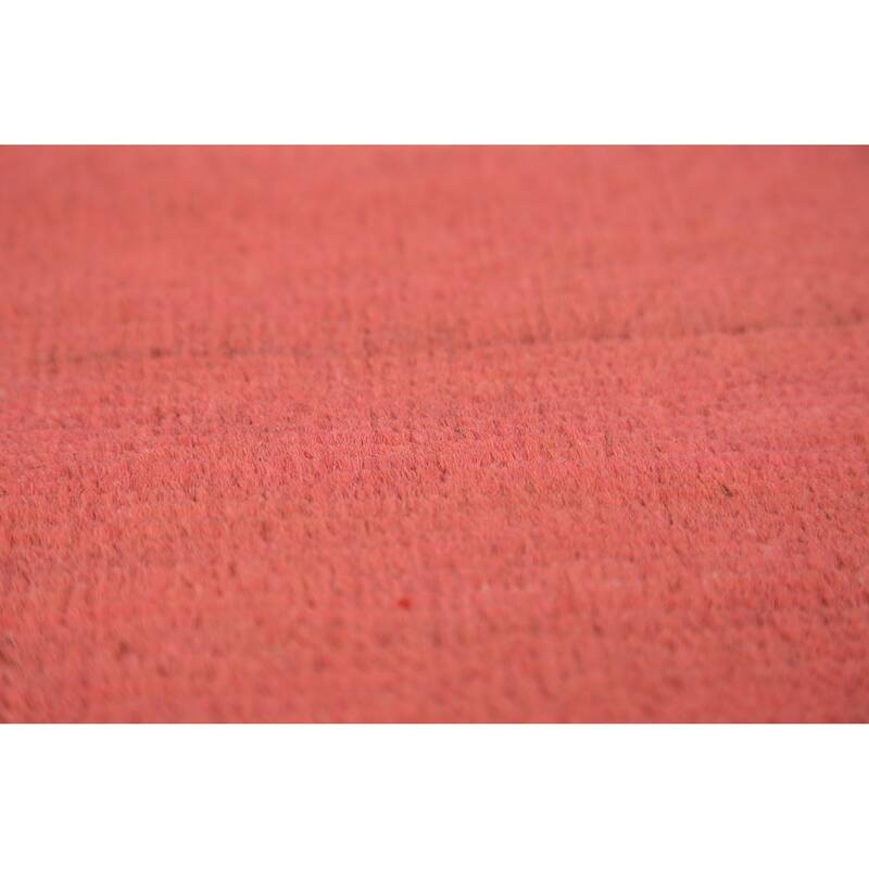 Pink Gabbeh Modern Rug Hand-Knotted Foyer Wool Carpet - 2'0" x 2'11"