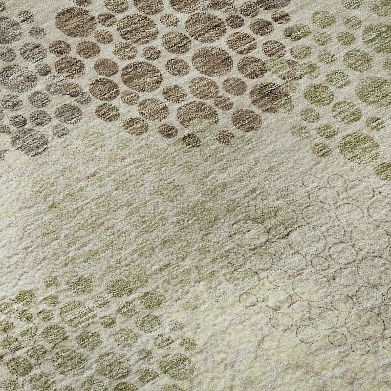 Premium Washable Super Soft Contemporary Clusters Mayfield Rug