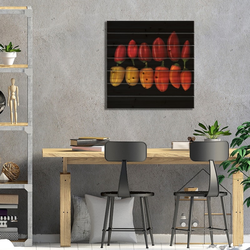 The Chiquinos Print On Wood by Magda Indigo - Multi-Color
