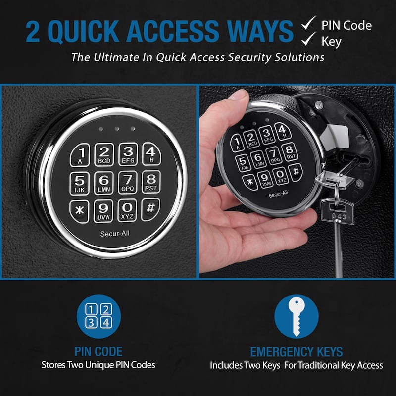 8.47 Cubic Ft Tall Fireproof Safe Vault