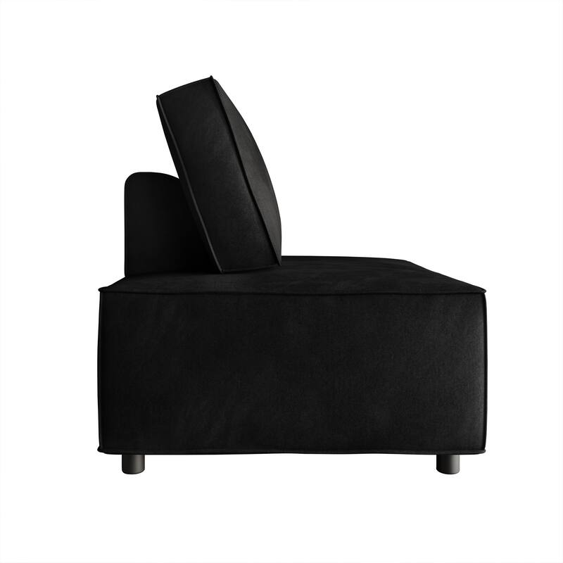 Clayfell Fandy Velvet Square Accent Chair