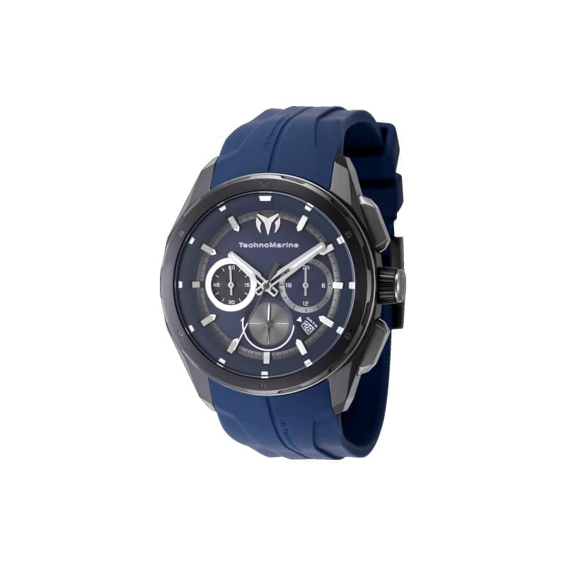 Technomarine Men's TM-318103 OCEAN Quartz Chronograph Navy Blue Dial Watch
