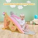preview thumbnail 16 of 17, 4-in-1 Rocking Horse and Slide Set for Kids - 41.5”x28” x 22.5” (L x W x H)